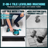 Seesii 12-Speed Tile Laying Machine – Cordless 160mm Large Suction Tile Vibration & Leveling Tool