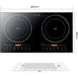 Portable Electric Induction Cooker 2200W Dual Induction Cooktop Double Burner
