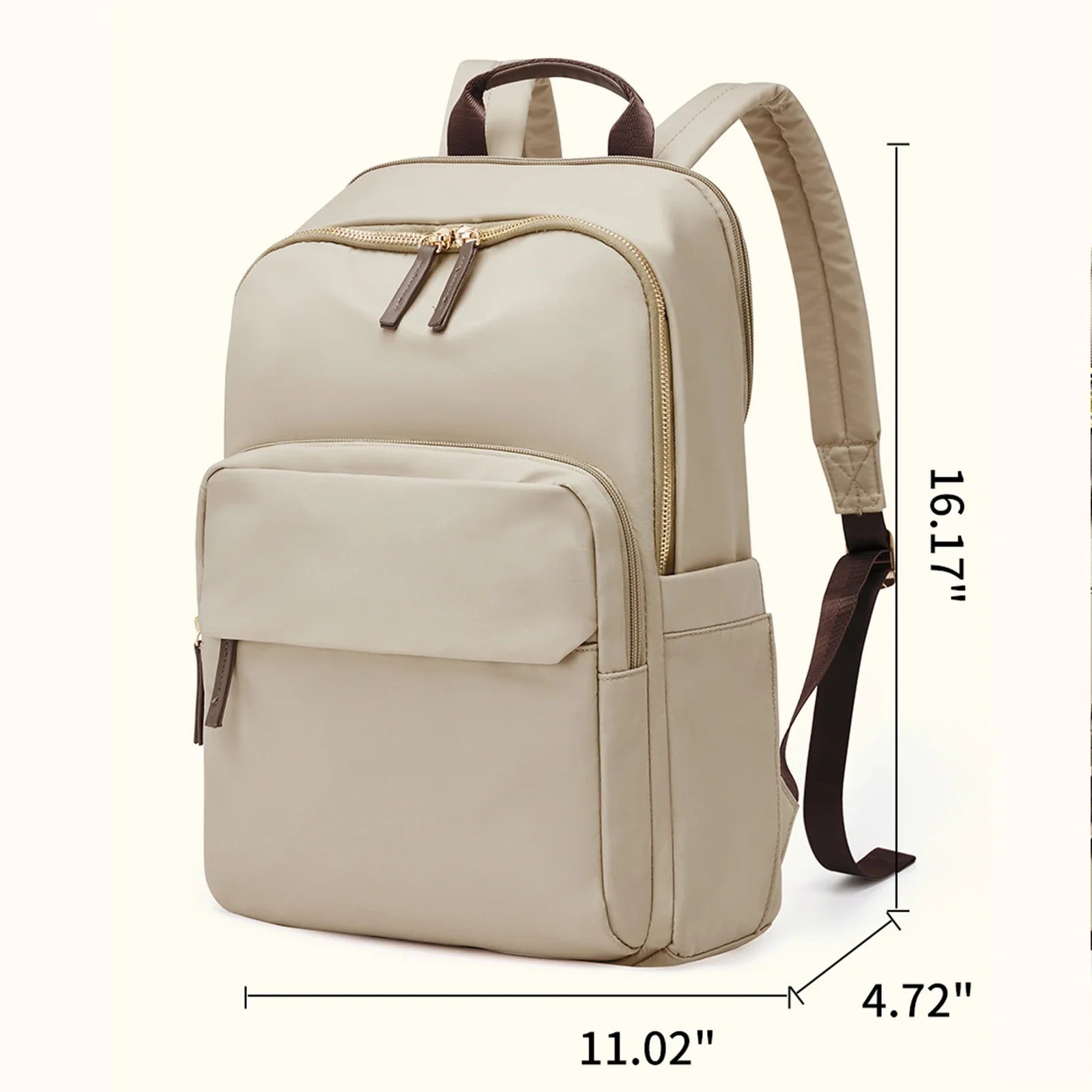 Simple Large Capacity Laptop Backpack for Women – Travel, Business & Teacher School Shoulder Bag