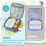 RedShell Tactical Insulated Lunch Bag – Large Leak-Proof Lunch Cooler for Boys & Girls, Square School & Daycare Bag