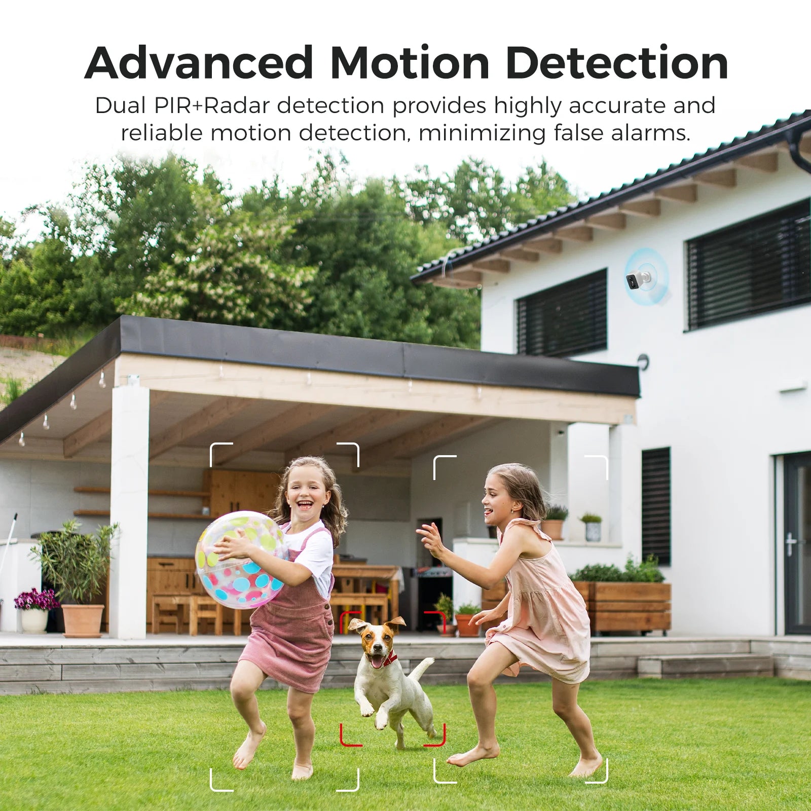 LNDU Security CL01 SoloCam – 4K Wireless Battery Camera with 5200mAh Battery & AI Detection for 180-Day Outdoor Protection