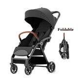 Standard Stroller Seat – Foldable & Portable Luxury Baby Carriage with 360° Swivel for Newborns & Toddlers 👶✨