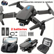 “2025 E88Pro RC Drone – 4K Wide-Angle HD Camera, Foldable Quadcopter with 3 Batteries, WiFi FPV & Height Hold”