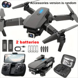 “2025 E88Pro RC Drone – 4K Wide-Angle HD Camera, Foldable Quadcopter with 3 Batteries, WiFi FPV & Height Hold”