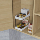 3-Piece Under-Sink & Countertop Organizer Set – Large/Medium/Small Multi-Tier Racks for Bathroom & Kitchen