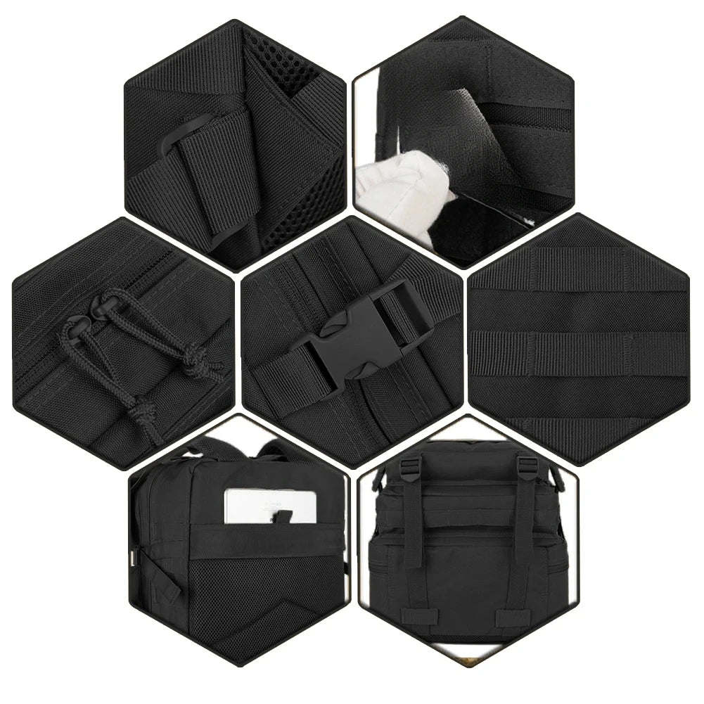 30–50L Tactical Survival Backpack – Modular Outdoor Assault Pack for Hiking, Trekking & Hunting