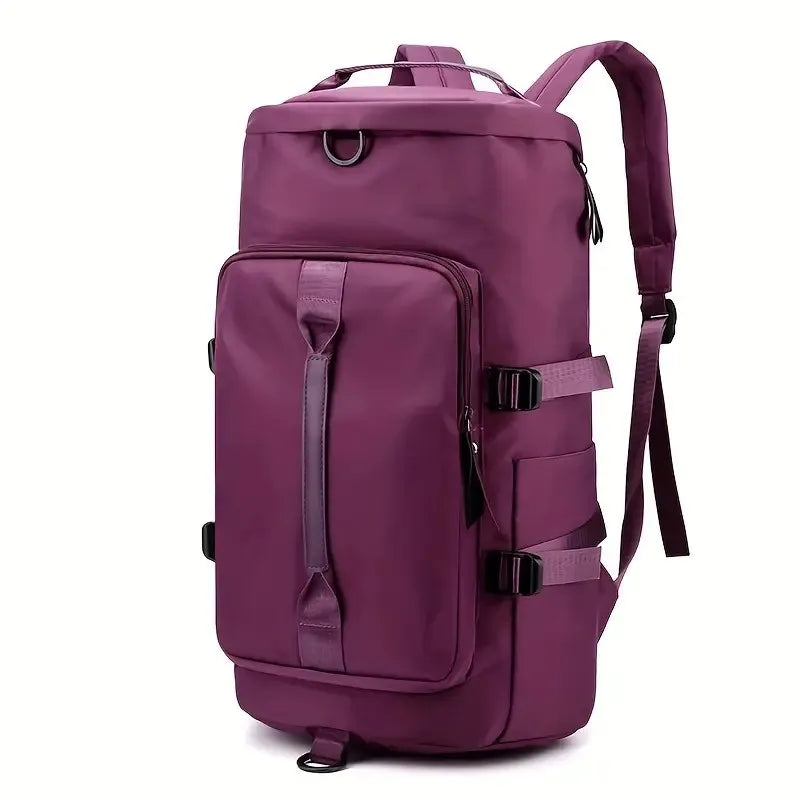 Women’s Large-Capacity Travel Duffel Bag – Waterproof Oxford Carry-On Tote with Shoulder Strap | Multi-Use Storage Handbag