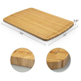 Large Bamboo Cutting Board 30"x20" – Extra-Large Wooden Chopping Board with Juice Groove & Stove Top Cover 🪵🍽️