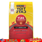 Non-Clumping Cat Litter 48LB Bag – 24/7 Multi-Cat Odor Control, Low Dust, Clean Linen Scent & 99.9% Dust-Free