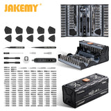 JAKEMY 180-in-1 Cordless Precision Electric Screwdriver Set 🔧 | Magnetic Bits, Multi-Repair Kit for Laptop, Phone & Glasses