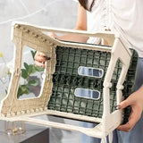 Portable Thick Folding Outdoor Stool – Space-Saving Low Chair with High Load-Bearing Capacity for Boys & Girls