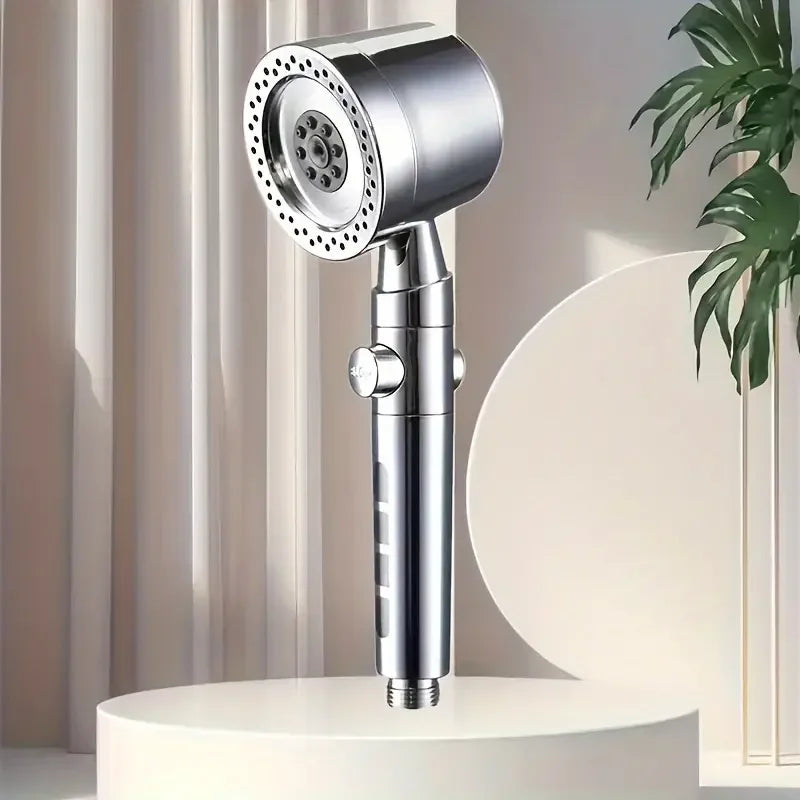 High-Pressure Filter Shower Head – 5 Spray Modes with Water-Saving Function & One-Button Stop