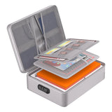 Fireproof Document Organizer – Waterproof Multi-Layer File Storage Box for Important Papers