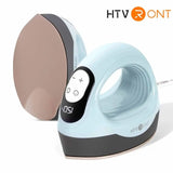 HTVRONT 2nd Gen Portable MINI Heat Press Machine DIY Auto Easy Heating Transfer Iron On HTV for Clothes Bags Shoes Hat T-shirts - PulinGO