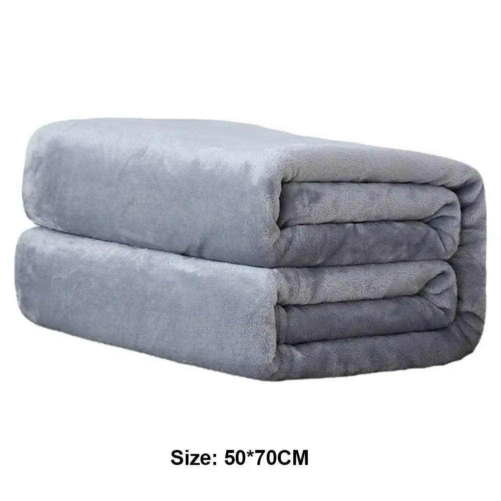 Flannel Fleece Blanket – Cozy Soft Plush Winter Blanket, Multi-Functional Thermal Throw for Home & Office (1–10PCS Options)