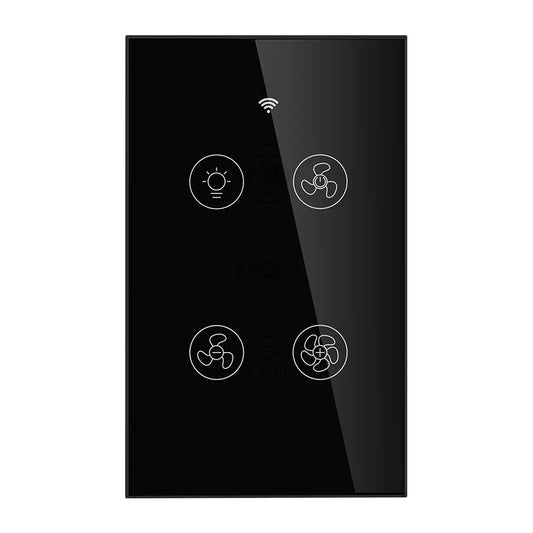 WiFi + RF Smart Ceiling Fan Light – 2/3-Way Control with Tuya App, RF Remote & Alexa/Google Compatibility 💡🌬️