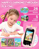 Kids Smart Phone Toy for Girls – Educational Learning Play Cell Phone with Music, Games & Lights, Perfect Birthday or Christmas Gift (Ages 3–10)