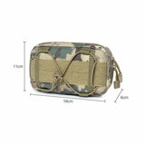 Men’s Tactical MOLLE Messenger Bag – Compact EDC Sling, Crossbody & Waist Utility Pouch for Outdoor & Survival Gear