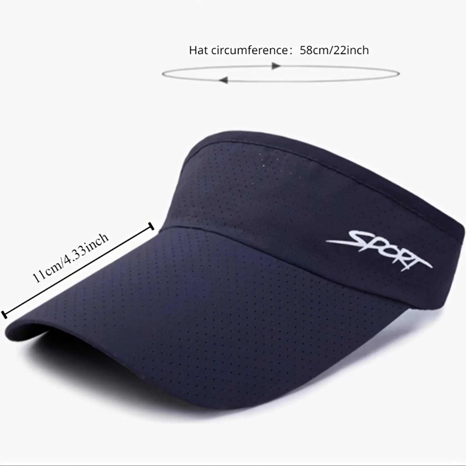 Women’s Summer Visor Hat – Quick-Dry Sports & Casual Sun Protection Cap with Adjustable Fit