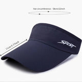 Women’s Summer Visor Hat – Quick-Dry Sports & Casual Sun Protection Cap with Adjustable Fit