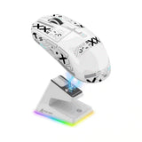 MambaSnake X Attack Shark X6 – Superlight 49 g Gaming Mouse with Adjustable 26K DPI Sensor & Magnetic RGB Dock