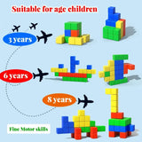 Colorful 3D Magnetic Learning Cubes – DIY Structural Cognitive Toys for Kids, Educational STEM Building Blocks for Boys & Girls