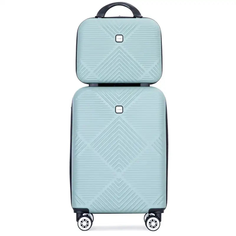 4-Piece Lightweight Travel Luggage Set – Large Capacity Spinner Suitcases with Double Wheels