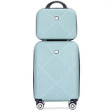 4-Piece Lightweight Travel Luggage Set – Large Capacity Spinner Suitcases with Double Wheels