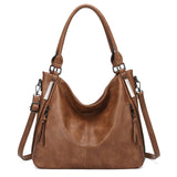 Large Soft Shoulder Hobo Bag for Women – Oversized PU Leather Handbag