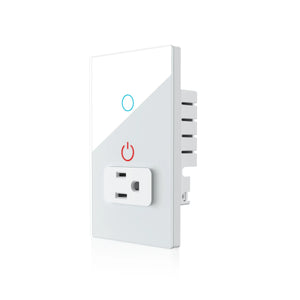 White 1Gang Socket