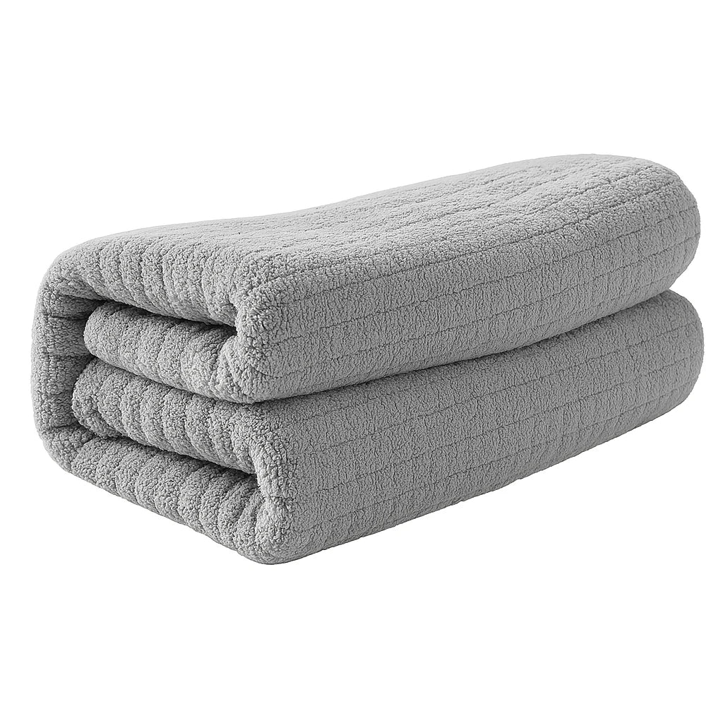 Luxury Bamboo Cotton Towel Set (4-Piece) – Ultra-Soft, Highly Absorbent & Fast Drying