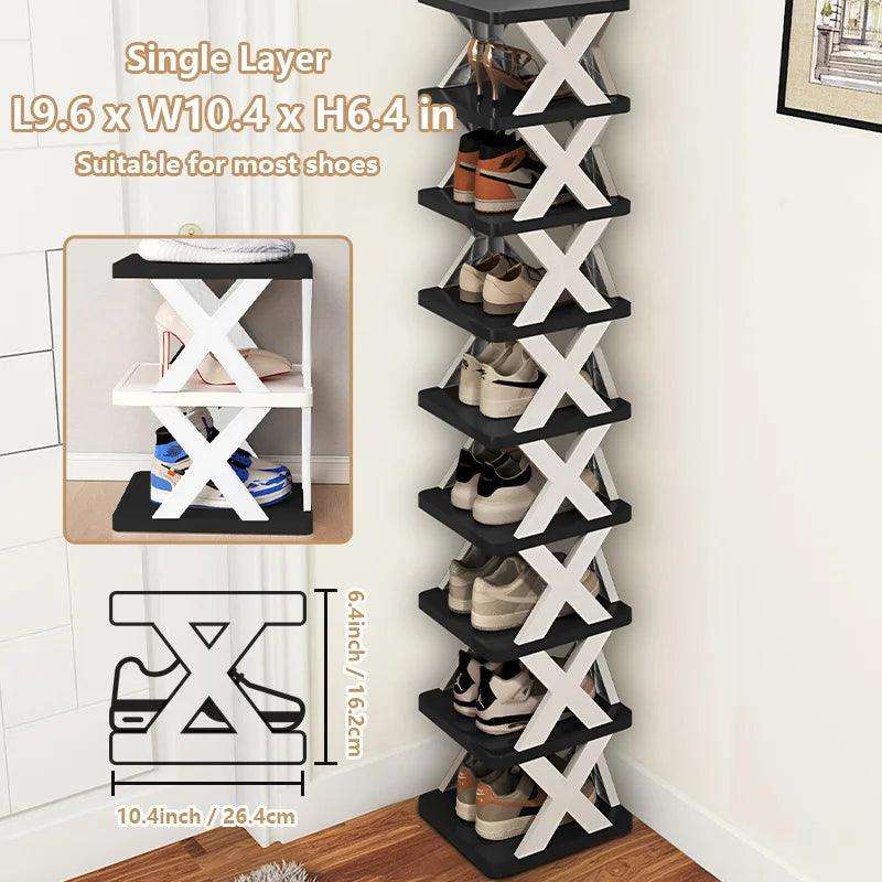 Shoe Organizer Rack – Multi-Layer, Detachable, Space-Saving Shelf for Home Use - PulinGO