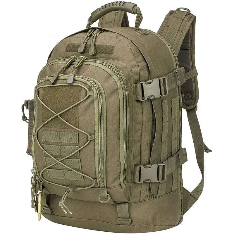 60L Military Tactical Backpack - Army Molle Rucksack for Outdoor