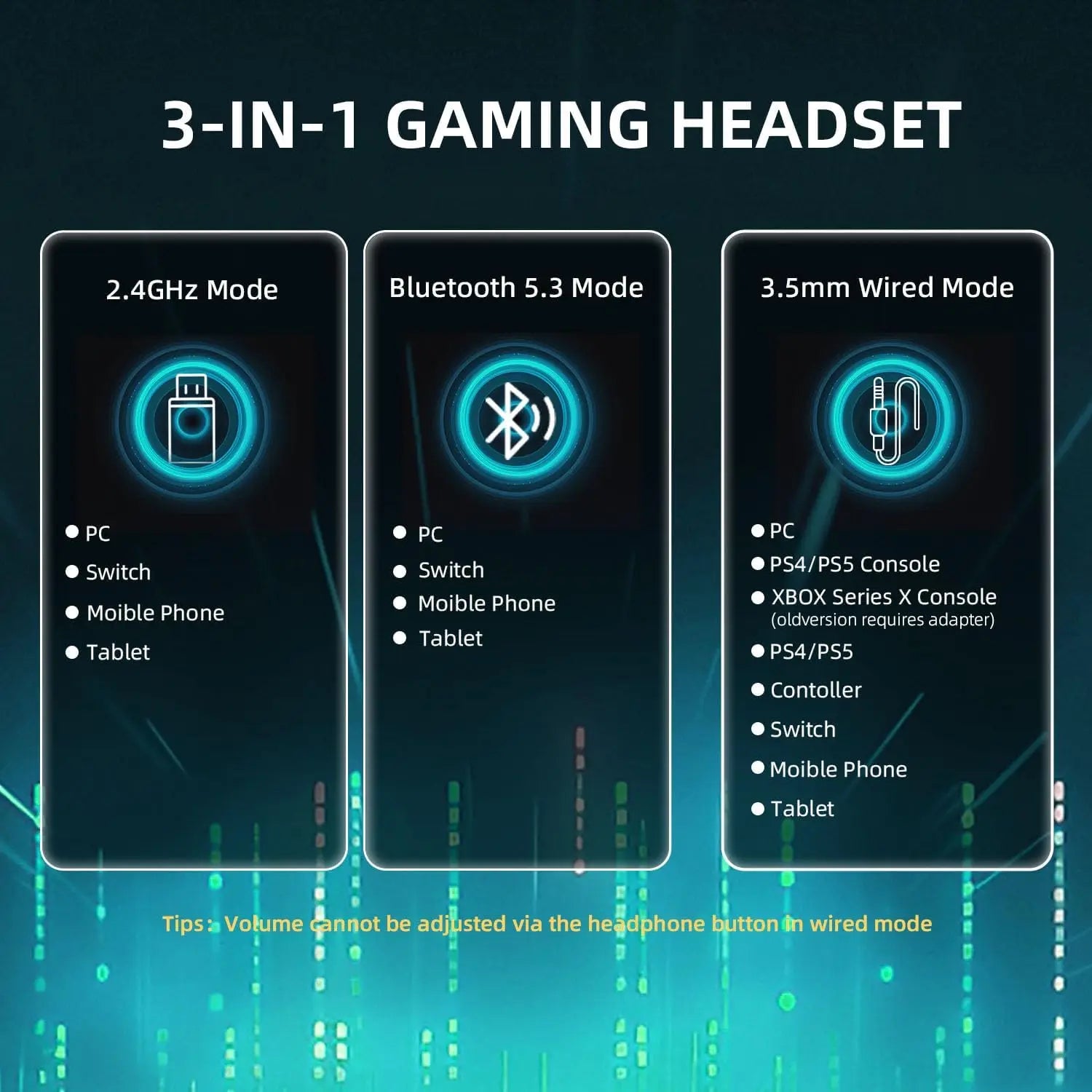Mambasnake Attack Shark L80 Pro Gaming Headset – Lightweight Over-Ear Stereo Headphones with Mic for PC, PS5, Xbox & Laptops