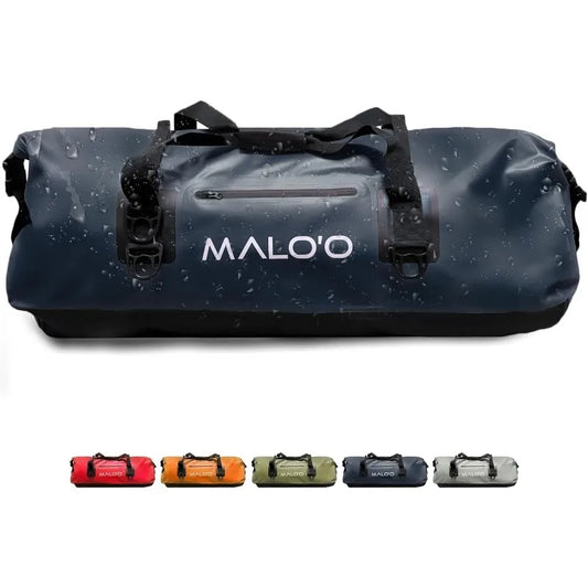 Maloo waterproof dry bag duffel – roll-top 40L/60L/100L duffel keeps gear dry for kayaking, rafting, boating & camping