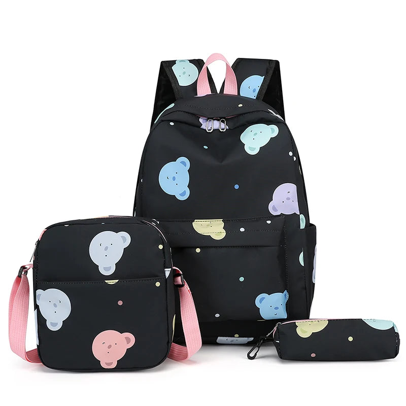 Chic Korean-Japanese Style Large Capacity Student Backpack – Junior & High School Teen Girls