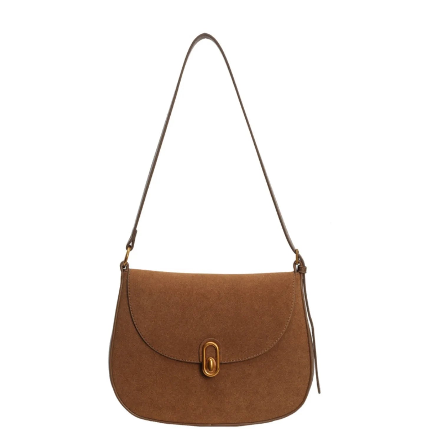 2025 Retro Fashion Women’s Saddle Bag – Minimalist Crossbody & Shoulder Bag for Daily Travel 👜✨