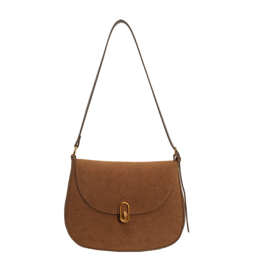 2025 Retro Fashion Women’s Saddle Bag – Minimalist Crossbody & Shoulder Bag for Daily Travel 👜✨