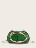 Women’s Gold-Closure Evening Clutch – Elegant Box Handbag for Weddings, Parties & Formal Events