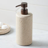 Faux Stone Soap Pump – Compact Modern Lotion & Soap Dispenser for Bathroom or Kitchen
