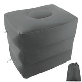 Inflatable PVC kids travel footrest pillow – airplane, car & bus sleeping cushion for comfort & support