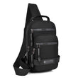 Men’s Large-Capacity Nylon Chest Bag – Lightweight Korean-Style Travel Crossbody Shoulder Backpack for Daily Use