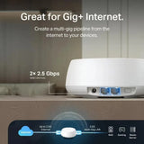 Ultra-Fast Deco BE25 Wi-Fi 7 Mesh System – Dual-Band BE5000, 2×2.5G Ports, MLO & AI-Roaming (3-Pack)