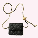 Women’s Mini Quilted Belt Bag – Versatile Crossbody Sling & Stylish Satchel Purse for Trendy Daily Wear