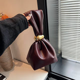 PU Fashion Large Capacity Tote Bag for Women – Trendy Slouchy Hobo Solid-Color Zipper Carry Bag