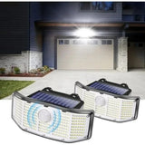 Solar Outdoor Lights 2-Pack – 252 LED Motion Sensor Flood Lights, IP65 Waterproof Security Lamps for Backyard, Patio & Garden