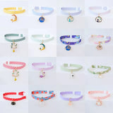 Adjustable Kitten Safety Collar with Breakaway Buckle – Cute Pendant Necklace for Cats & Puppies, Comfortable & Stylish
