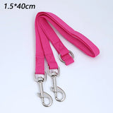 Double Twin Dual Coupler Dog Leash – Adjustable V-Shape Nylon 2-in-1 Lead for Walking Two Dogs