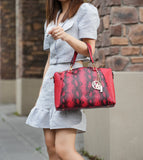 MKF Collection Addison Vegan Leather Snake-Embossed Tote Bag with Matching Wristlet