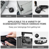 4–8 Pack ISOOCO Smart Item Finder – Bluetooth GPS Locator Tags Compatible with iOS Find My for Keys, Cars & Luggage